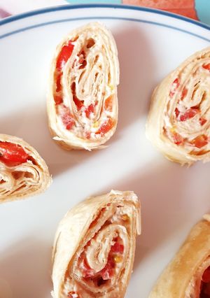 Une photo de Wrap fraîcheur mousse de poulet 😋