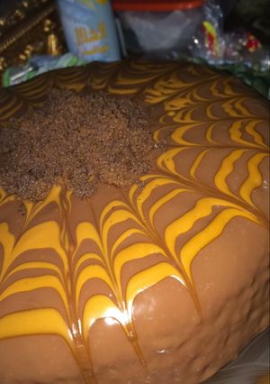 صورة لوصفة كيكه دمااار