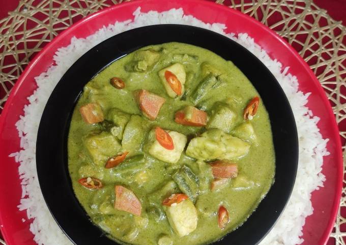 Thai Veg. Green Curry Recipe