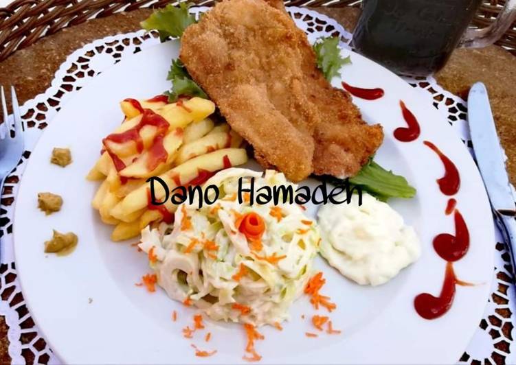 Recipe of Quick Chicken Schnitzel