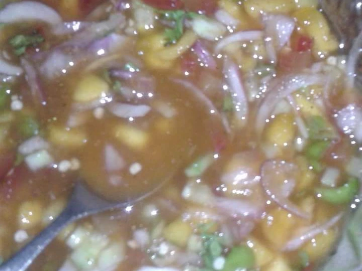 Easy Way Make Recipe Mango salsa (pardese chatne) that is Delicious, Delicious}