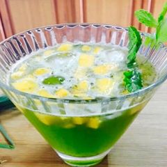 A picture of Healthy aam panna.!!.