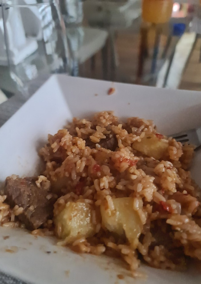 Una foto de Guiso de arroz para principiantes