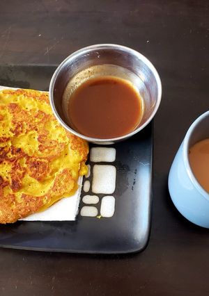 A picture of Healthy besan cheela.