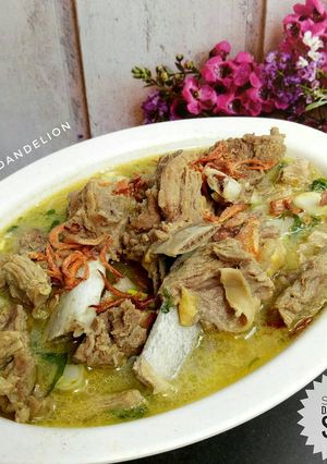 Foto resep Sup Iga dan Daging Sapi #Dandelion