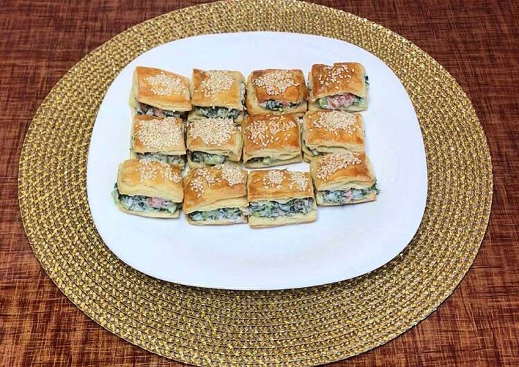 Закуска из слоеного теста 😍