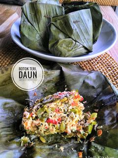 Foto resep Botok Teri Daun Melinjo Petecina