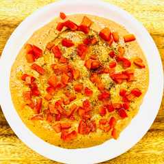 Vào bếp cùng con: tahini (sốt mè dầu ô liu) và hummus bằng đậu đỏ - món chay siêu ngon, dễ làm-レシピのメイン写真