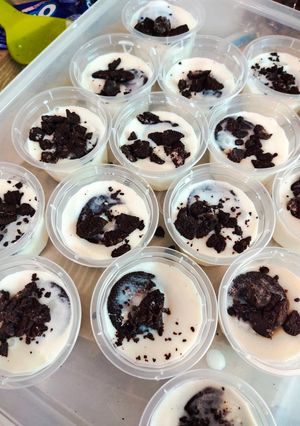 Foto resep Puding Susu Oreo dengan pemanis alami madu