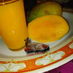 A picture of Mango & orange slush.