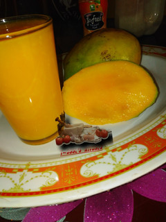 A picture of Mango & orange slush.