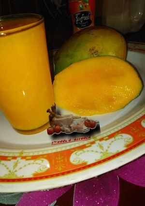 A picture of Mango & orange slush.