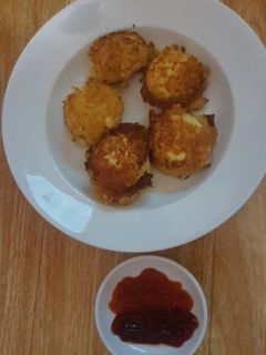 Hình của món Tàu hủ trứng chiên xù.