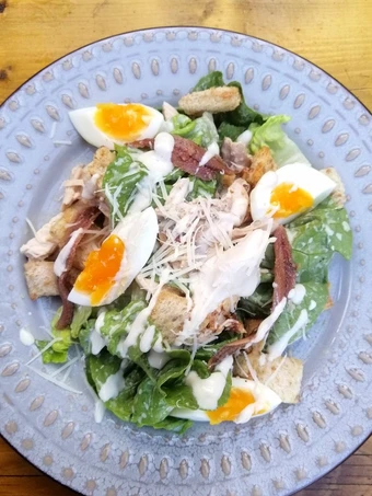 Recipe Beer can chicken Caesar salad skinny dressing version the So Delicious You can take Joss in your mouth