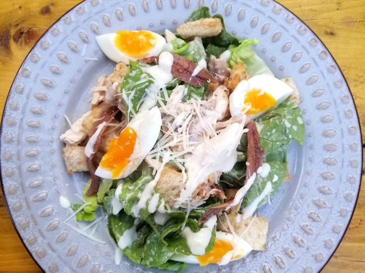 Recipe Beer can chicken Caesar salad skinny dressing version the So Delicious You can take Joss in your mouth