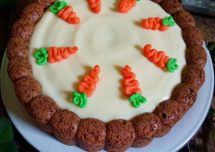 Resep Carrot Cake / Cake Wortel Lembut Frosting Keju Homemade Enak dan Antiribet