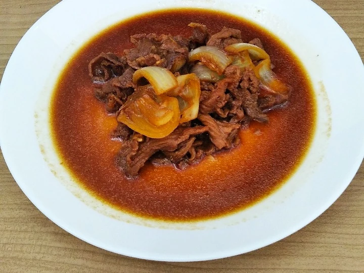 Cara Mudah Menyiapkan Resep Beef teriyaki ala hokben yang Sempurna