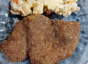 Una foto de Milanesa de carne 😋