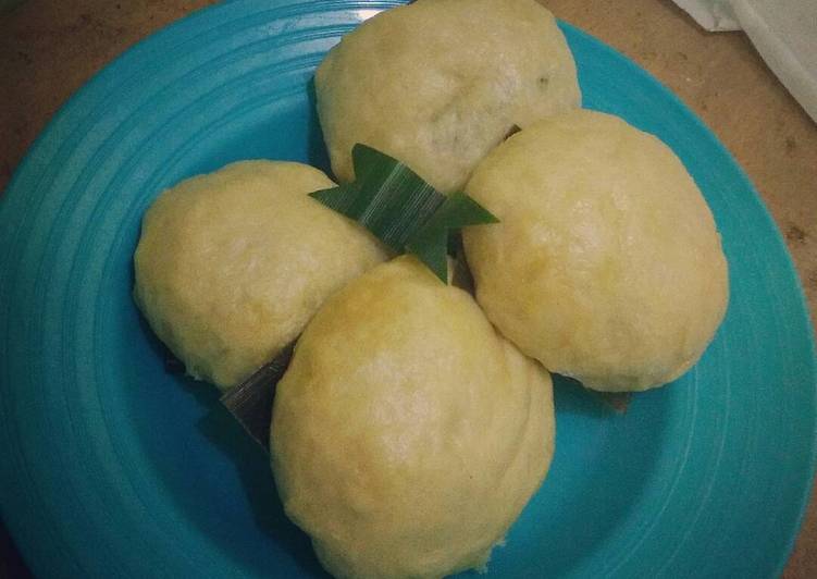 Cara mudah meracik Biapong Unti a.k.a Bakpao isi Kelapa ala IP, Bikin Ngiler