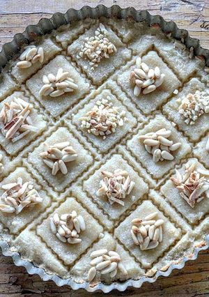 Una foto de Pastel de almendras