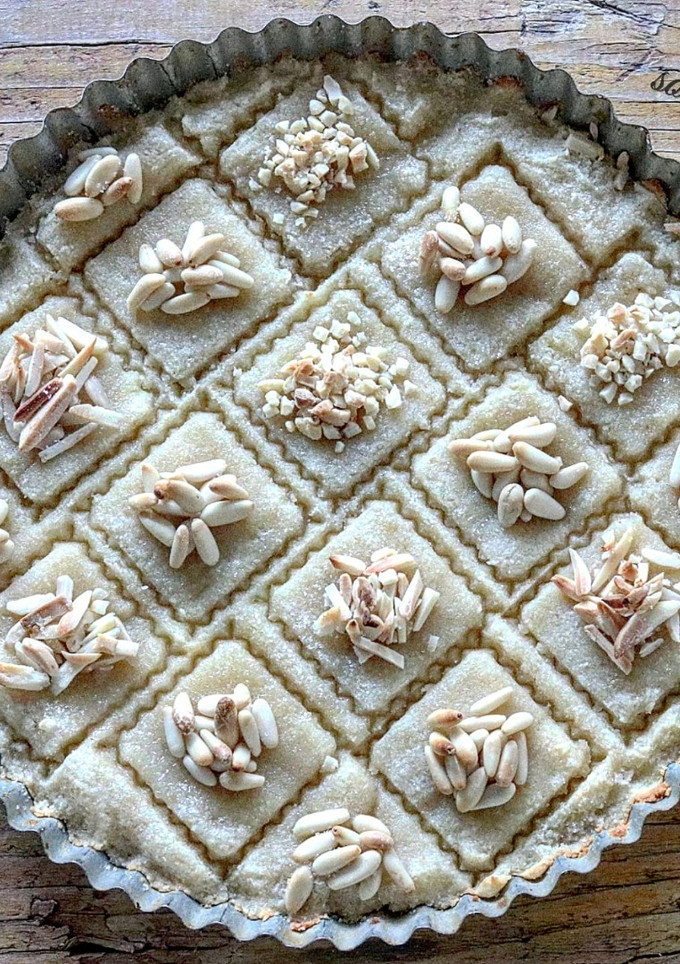 Una foto de Pastel de almendras