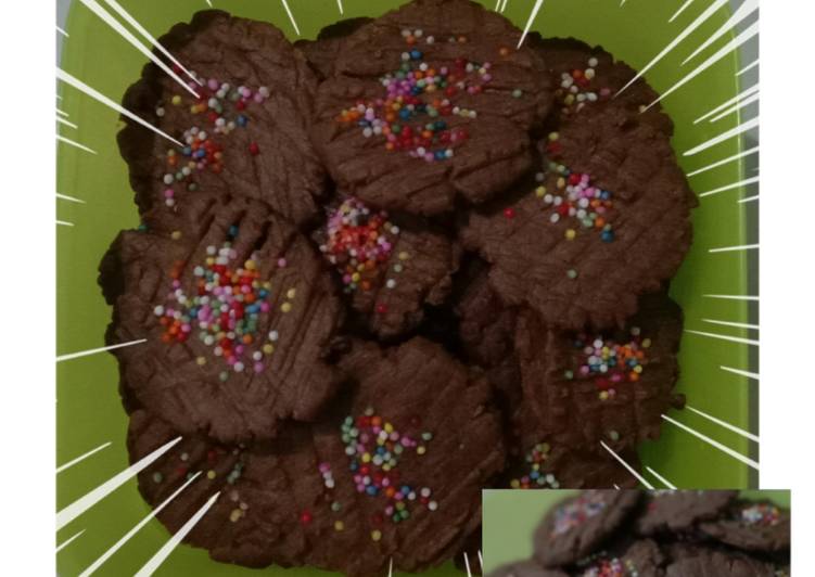 Chocolate cookies teflon