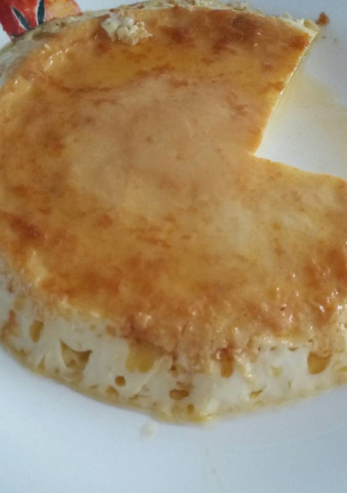 Una foto de Flan de huevo casero