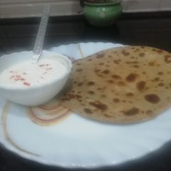 A picture of Onion Paratha.