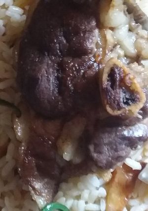 صورة لوصفة أرز بصوص بيضاء