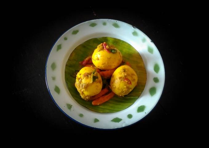 Ini dia! Resep buat Telor Kunyit Terasi  sempurna