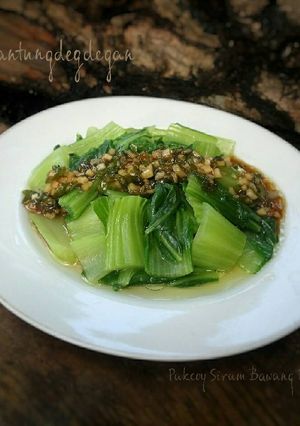 Foto resep Pakcoy Siram Bawang Putih