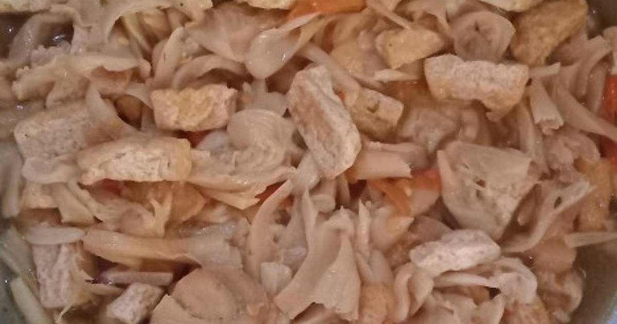 Resep Tumis Jamur Tiram campur Tahu oleh novi Cookpad