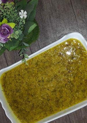 عکسی از دستور سوپ حلبه