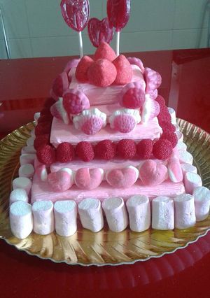 Una foto de Tarta de chuches