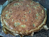 Quiche de sobras de pescada