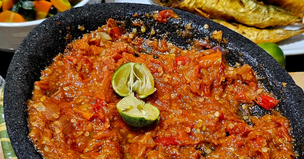 Sambal Terasi Jeruk Kasturi😋