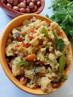 A picture of Sooji / rava Upma recipe.