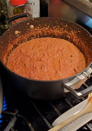 A picture of Elk Bolognese Sauce.