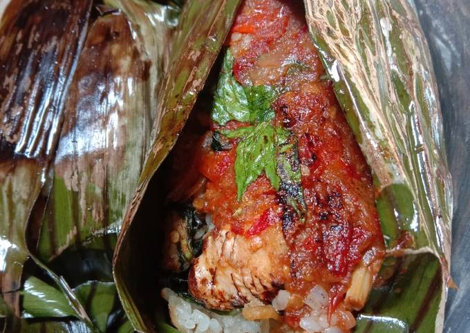 ‎Resep Nasi Bakar Teri Kemangi
