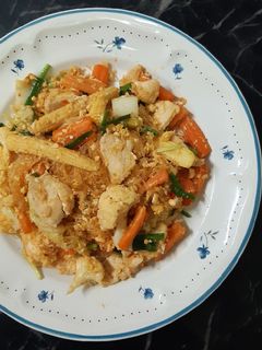 รูปของ "สุกี้แห้งไก่" 🐔🥕🌽🥦Stir Fried Sukiyaki with Chicken&Veggies