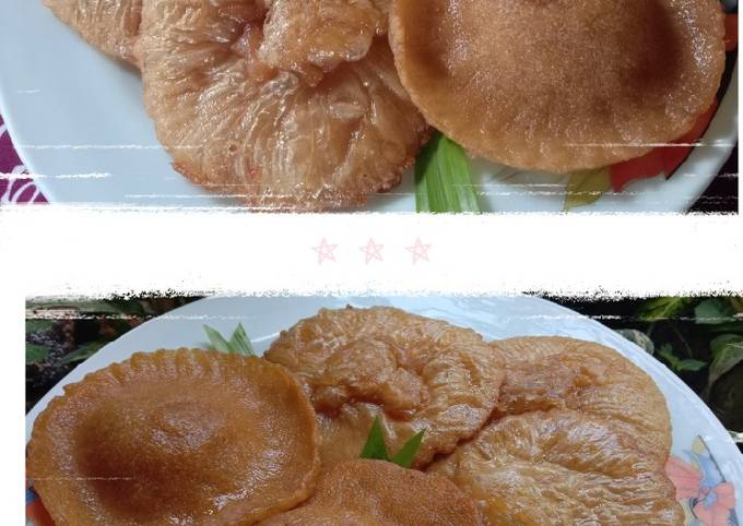 Cucur Gula Merah Anti Gagal