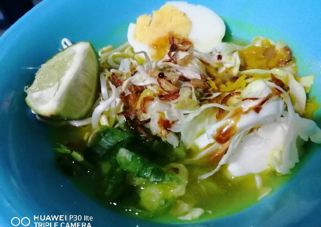 Soto ayam sederhana