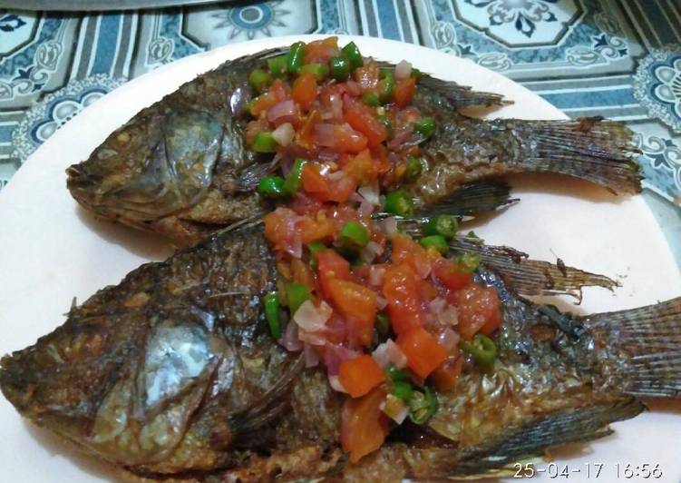 Resep Ikan mujair sambal dabu2, Anti Gagal