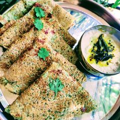 Moong dal dosa A picture of Moong dal dosa.