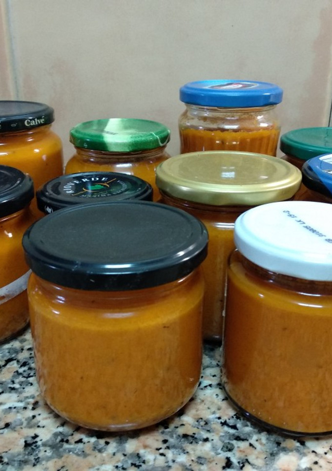 Una foto de Salsa casera de tomate
