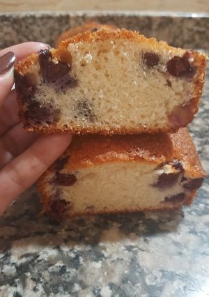 Una foto de Budín de arándanos