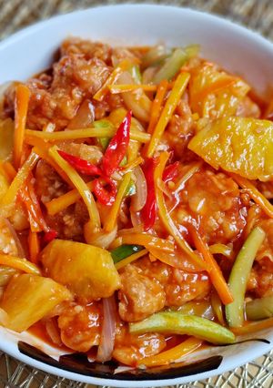 Foto resep Ayam asam manis / koloke / kuluyuk