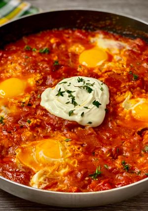 A picture of 🇹🇳 SHAKSHUKA (شكشوكة, Tunisia).