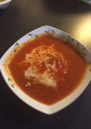 صورة لوصفة شوربة الطماطم