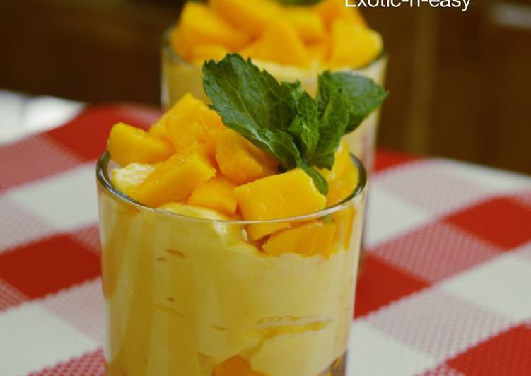 Simple Way to Prepare Ultimate Mango Yogurt